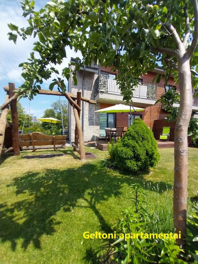 Geltoni Apartamentai Połąga Zewnętrze zdjęcie